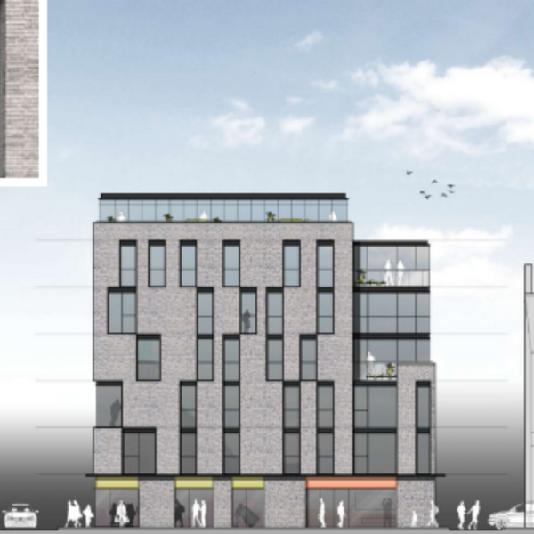 Development Site Plan for Lot in Great Moor Street, Bolton.