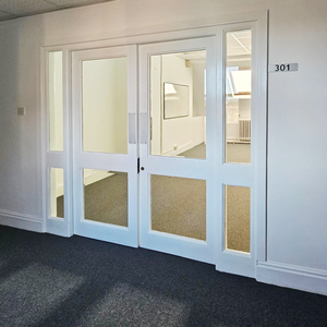 Entrance of Unit 301. Affordable office space in Bradshawgate, Bolton, with complete amenities and excellent transport links.