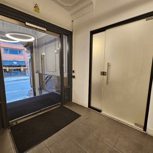 Ground floor entrance of Method Spaces, Serviced Offices for rent in Portland Street, Manchester.